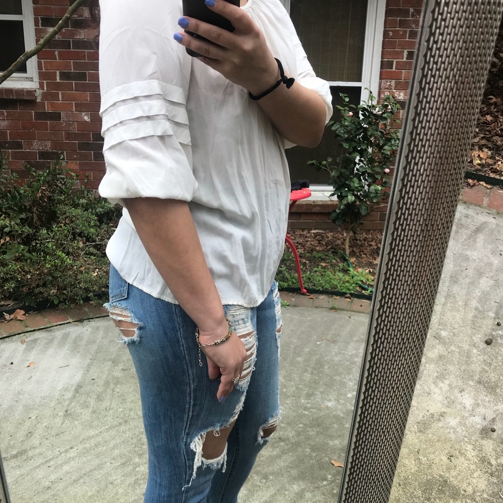 White blouse from loft